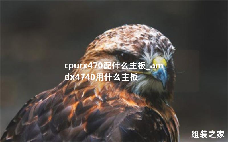 cpurx470配什么主板_amdx4740用什么主板